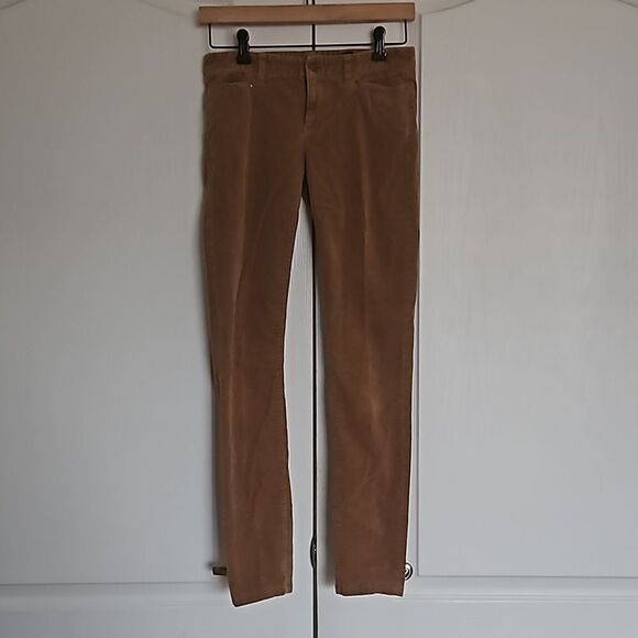 Club Monaco Women's Corduroy Low-Rise Skinny Pants Brown Size 0 - Picture 2 of 16